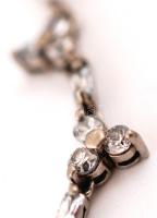 Ezüst, kőves  karlánc, Ag., bruttó: 12,3gr., jelzett,  19cm/ Silver  bracelet with stones, Ag, gross...