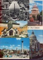 57 háború előtti magyar + 14 régi külföldi lap + kevés vegyes modern