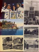 57 háború előtti magyar + 14 régi külföldi lap + kevés vegyes modern