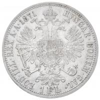 Ausztria 1871A 1Fl Ag "Ferenc József" (12,34g) T:2 / Austria 1871A 1 Florin Ag "Franz...