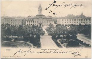 Szeged, Széchenyi tér nyugati része, Kampmann Hermann kiadása (EK)