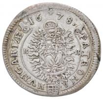 1678K-B 15kr Ag "I. Lipót" Körmöcbánya (6,75g) T:2 ph. /
Hungary 1678K-B 15 Kreuzer Ag &q...