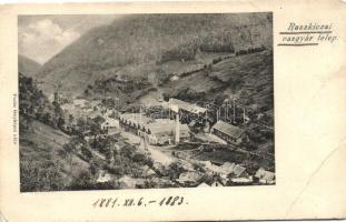 Ruszkica, Rusca Montana; vasgyári telep, Fuchs fényképei után / iron works (EB)