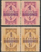 4 db Baromfi árubélyeg