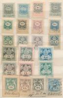 1898 Okmánybélyeg sor 22 értéke