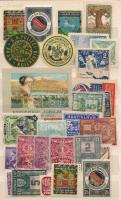 27 régi cseh/szlovák levélzáró, bélyeg, okmánybélyeg
