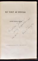 Szántó Magda: Ez volt az ifjúság. Versek. Szerző által dedikált példány! Cserépfalvi Kiadás.  Kiadói...