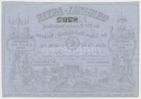 Nagy-Britannia / London 1853. " 'Fortuna' Részvénytársaság" részvénye német nyel...