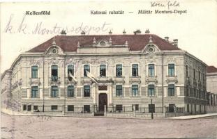 Budapest XI. Kelenföld, Katonai ruhatár. Militär Monturs-Depot (EK)