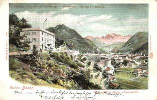 Bolzano Gries-San Quirino, Bozen Gries-Quirein (Tirol); Pension und Restaurant Germania, Erzherzog Heinrich Promenade / hotel