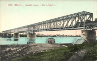 Bosanski Brod, Savski most / bridge, locomotive