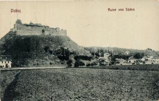 Doboj, Ruine von Süden / castle ruins