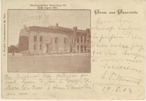 Gravelotte Napoleon III`s nightplace