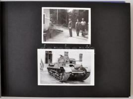 cca 1938 Vegyes katonai fotóalbum, köztük sok Horhy Miklós kormányzót ábrázoló, bevonulás a felvidék...