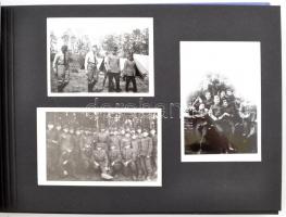 cca 1938 Vegyes katonai fotóalbum, köztük sok Horhy Miklós kormányzót ábrázoló, bevonulás a felvidék...