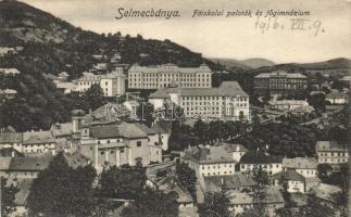 Selmecbánya, Banská Stiavnica; Főiskolai paloták és főgimnázium / high school palaces, grammar school