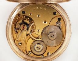 Omega ezüst(Ag) zsebóra, másodpercmutatóval, repedezett számlappal, jelzett, működőképes állapotban,...