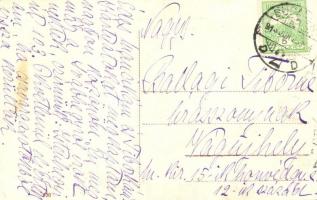 Budapest XII. Svábhegy, a Fogaskerekű vasút Városkúti megállója, sínek és vasúti kocsi