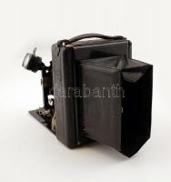 Contessa-Nettel 9x12 cm	 kamera Steinheil	Augonar Doppelanastigmat 1:6/13,5 cm objektívvel bőrtokban...