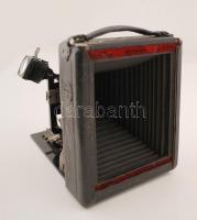 Contessa-Nettel 9x12 cm	 kamera Steinheil	Augonar Doppelanastigmat 1:6/13,5 cm objektívvel bőrtokban...