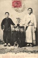 Vladivostok, Wladiwostok; Chinese chef and boy TCV  (EK)