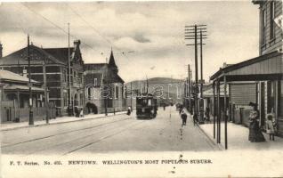 Newtown, Wellingtons most populous suburb, tram (b)
