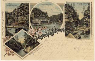 1898 Sächsisch. Schweiz Litho