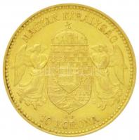 1904KB 10K Au "Ferenc József" (3.39g/0.900) T:2 Hungary 1904KB 10 Korona Au "Franz Jo...