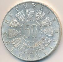 Ausztria 1964. 50Sch Ag "IX. Téli Olimpia Innsbruck" T:2 apró ph. 
Austria 1964. 50 Schil...