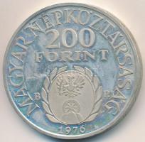 1976. 200Ft Ag "II. Rákóczi Ferenc" T:2 (PP)