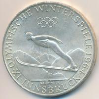 Ausztria 1964. 50Sch Ag "IX. Téli Olimpia Innsbruck" T:2 apró ph.  Austria 1964. 50 Schilling Ag "Winter Olympics" C:XF tiny edge error