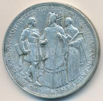 1935. 2P Ag "Pázmány" T:2 apró ph., patina 
Adamo P7.1