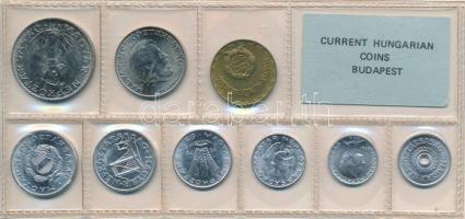 1979. 2f-10Ft 9db klf, érmés forgalmi sor fóliatokban T:1