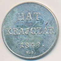 1849NB 6kr Ag T:2- 
Adamo B3