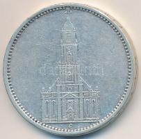 NSZK 1951J 5M Ag T:2-
FRG 1951J 5 Mark Ag C:VF