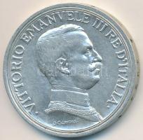 Olaszország 1916R 2L Ag "III. Viktor Emánuel" T:2,2- Italy 1916R 2 Lire Ag "Vittorio Emanuele III" C:XF,VF
