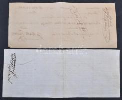 1832-1838. 2db klf váltó német nyelven T:III