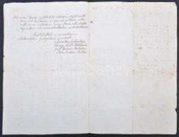 18 db régi magyar okmány okmánybélyegekkel, közte marhalevél, bírósági iratok stb