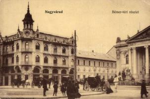 Nagyvárad, Oradea, Bémer-tér, lovaskocsi / square,  horse carriage (EB)