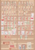 200 db ragjegy ebből: 157 db külföldi, 41 db magyar és 2 db kétnyelvű kárpátaljáról