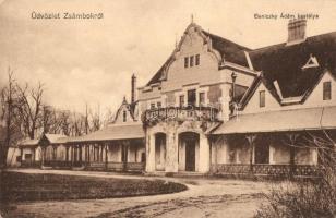 Zsámbok, Beniczky Ádám kastélya, Weisz Ferenc kiadása / castle (EK)