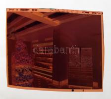 1977 Budaspest, az Óbudai Közért új boltjáról készül külső-belső fotók, 10 professzionális minőségű, szabadon felhasználható, jogdíjmentes negatív, 6x7 cm