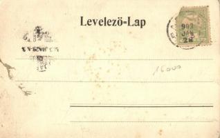 Battonya, Szerb templom; Battona és Környéke Társadalmi hetilappal díszített képeslap (EK)