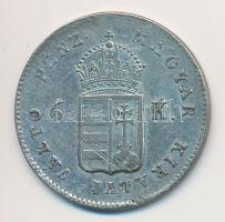 1849NB 6kr Ag T:2- apró ph. Adamo B3