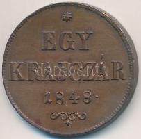 1848. 1kr Cu T:2 Adamo B1