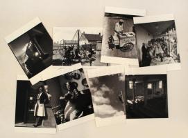 cca 1935 Békéscsabai felvételek, Thöresz Dezső (1902-1963) hagyatékában őrzött 8 db vintage negatív modern nagyítása, 18x13 cm