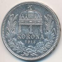 1915KB 1K Ag "Ferenc József" T:1-,2 Adamo K5.1