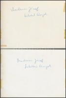 1974 Madaras József (1937-2007) színész a Szikrázó lányok című filmben, 2 db feliratozott vintage fo...