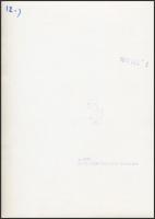 1977 Székesfehérvár, Balettpróbán, Szegfű József pecséttel jelzett vintage fotója, 24x17 cm