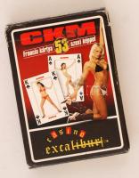 CKM erotikus francia kártya bontatlan celofánban, eredeti dobozban
